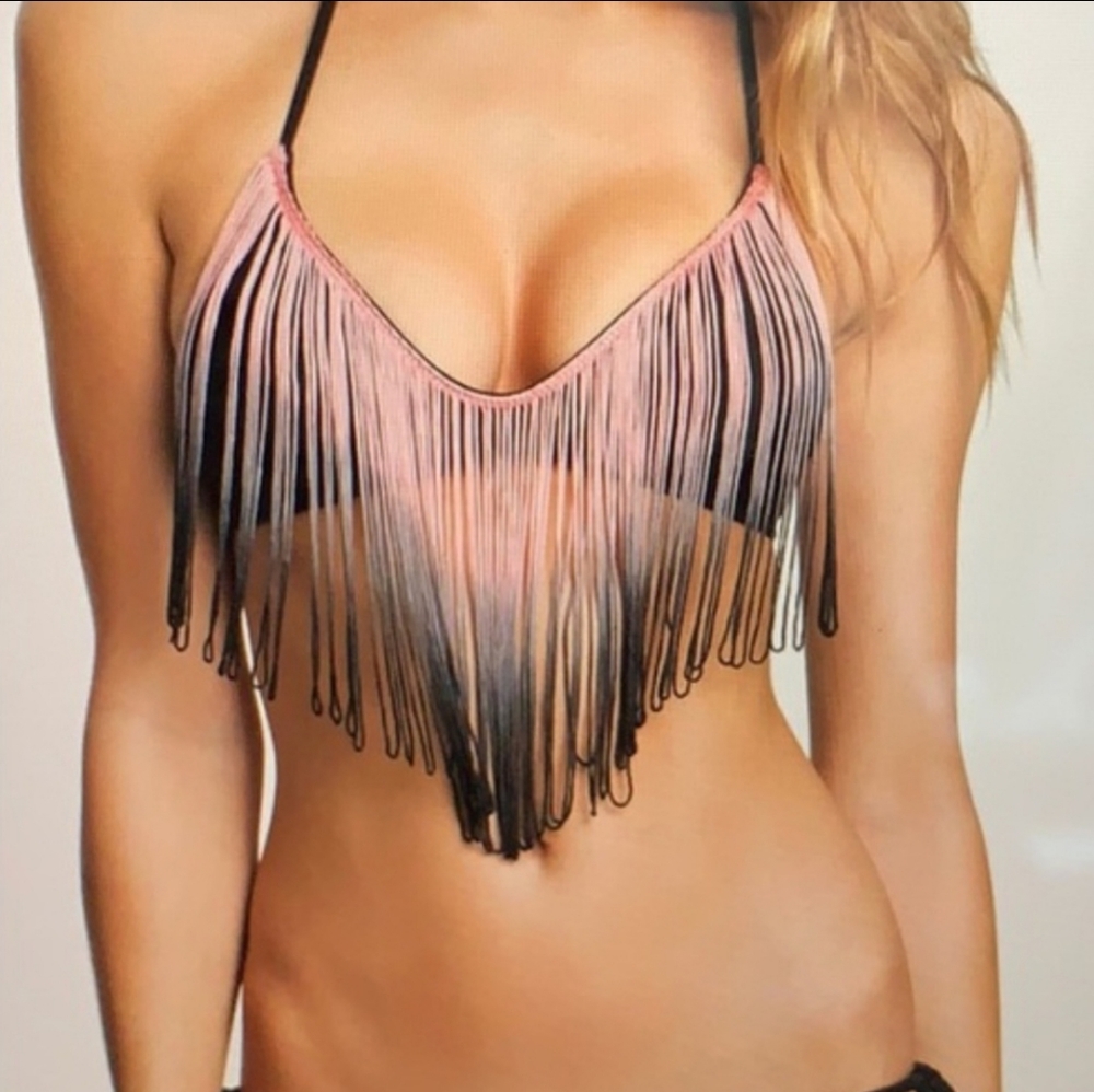 The Bikini Lab - Festival Tassel Bikini Top